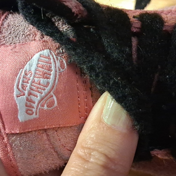 Vans Vintage Pink Suede High Tops Size 9.5 Women's - Picture 11 of 14